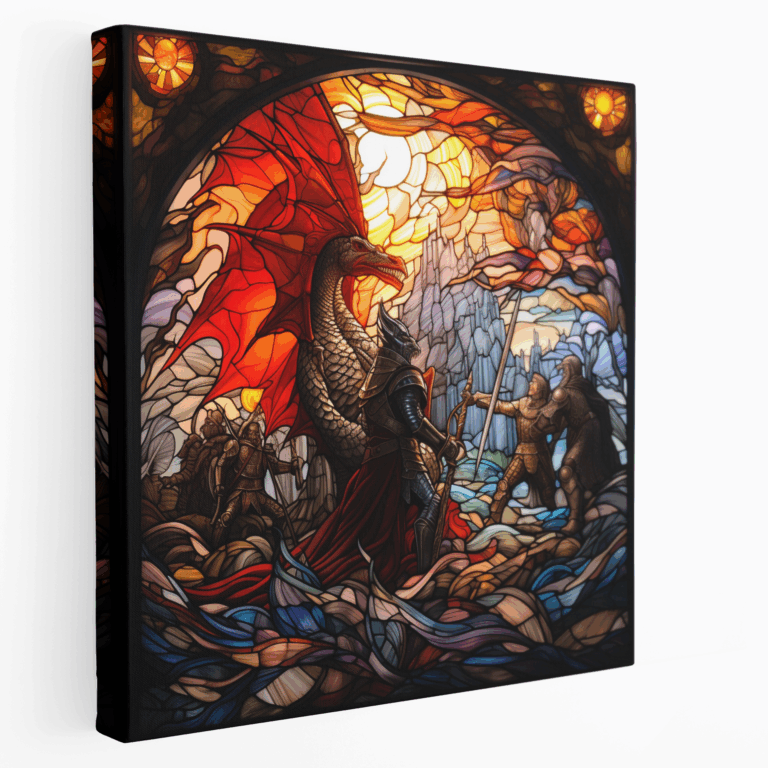 Arthurian Efsaneleri Kanvas Tablo Baskı