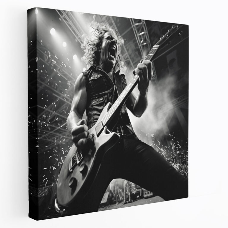 Metallica Konser Duvar Sanatı - Canlı Performans Kanvas Tablosu - Metallica Duvar Sanatı