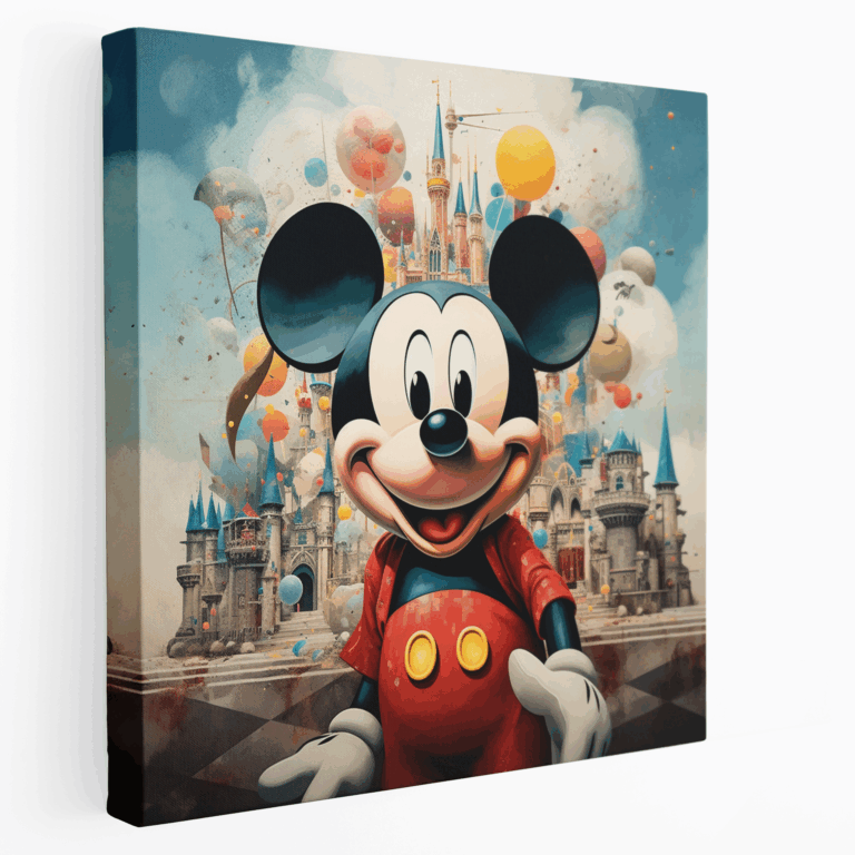 Disney Minik Fare Koleksiyon Kanvas Tablo Baskı