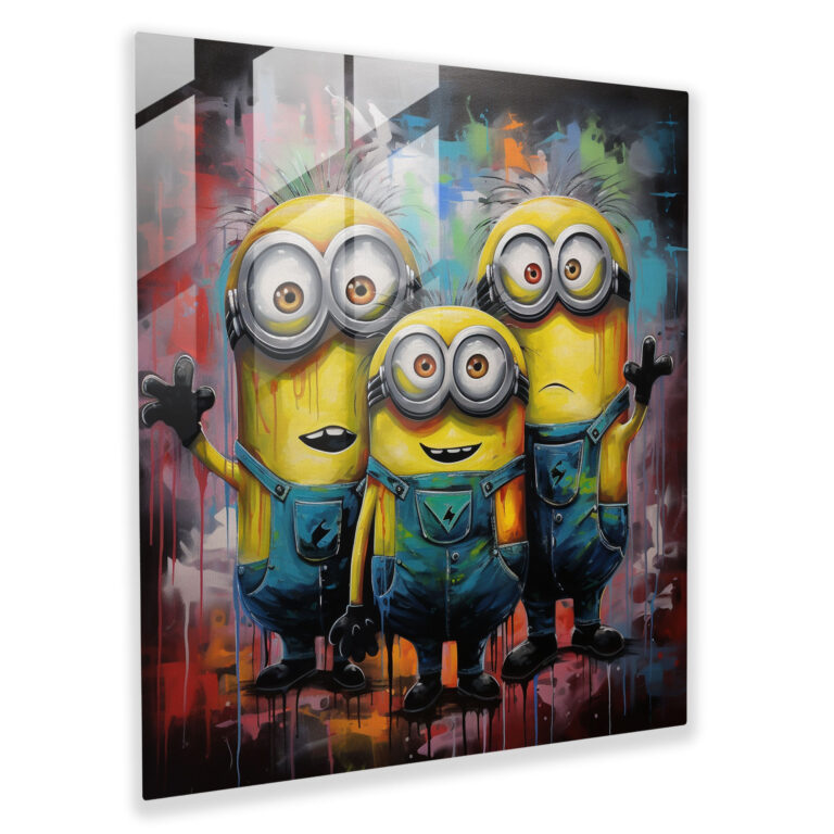 Minions Cam Tablo - Minions Modern ve Havalı Sanat