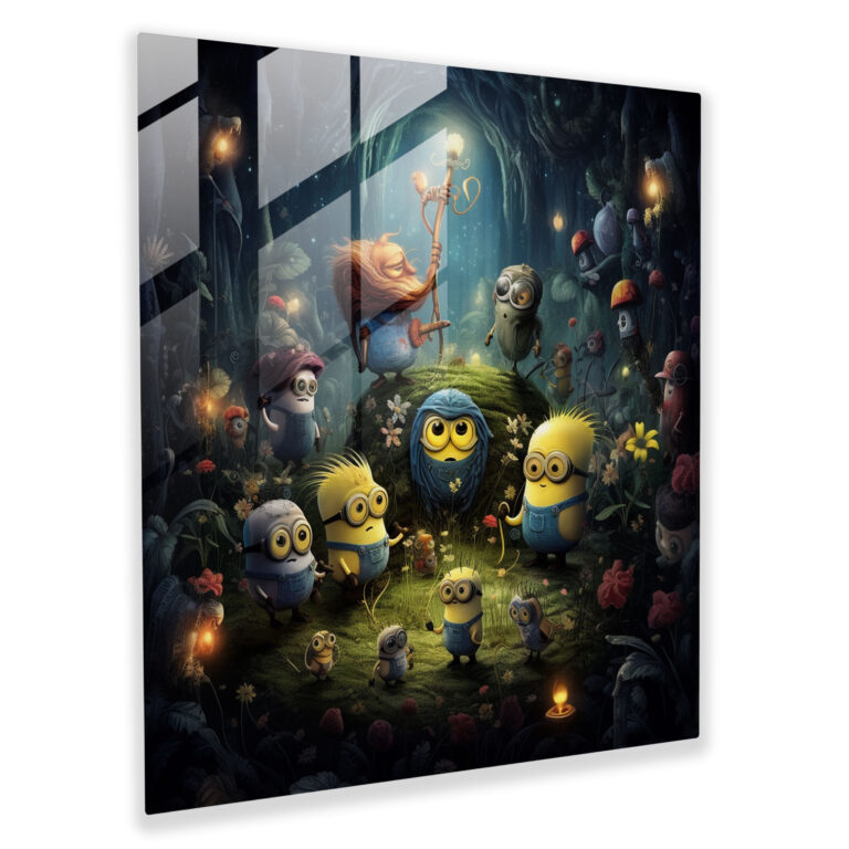 Minions Cam Tablo - Minions Cam Sanatı Büyü