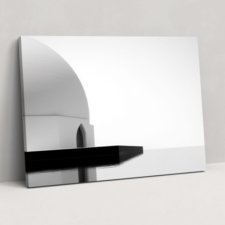 Minimalist Cami Kanvas Tablo - Sadelik Şıklık Minimalist