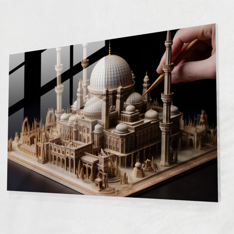 Mini Cam Tablo - Cam Sanat Modern Sanat Cam Tablo
