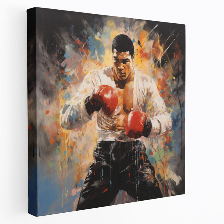 Muhammad Ali Duvar Sanatı - Ev Dekorasyonu Kanvas Tablo Duvar Dekorasyonu