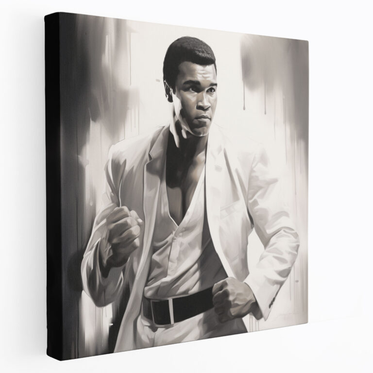 Muhammad Ali Duvar Dekorasyonu - Güven Boks Kanvas Tablo