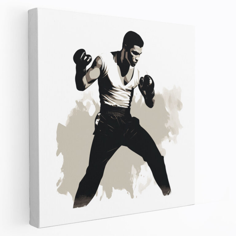 Muhammad Ali Minimalist Duvar Sanatı - Kanvas Tablo Ev Dekorasyonu