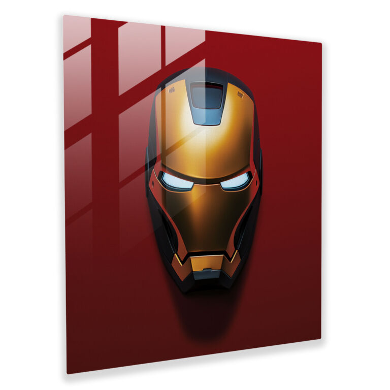 Marvel Iron Man Cam Tablo - Modern Sanat Minimalist Demir Adam