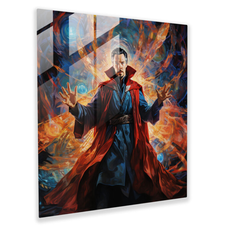 Marvel Doctor Strange Cam Tablo - Duvar Dekorasyonu Kozmik Enerji