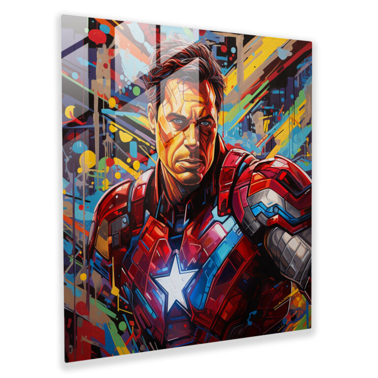 Marvel Pop Art Cam Tablo - Enerji ve Marvel Sanatı
