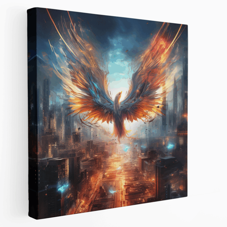 Cybernetik Phoenix Kanvas Tablo