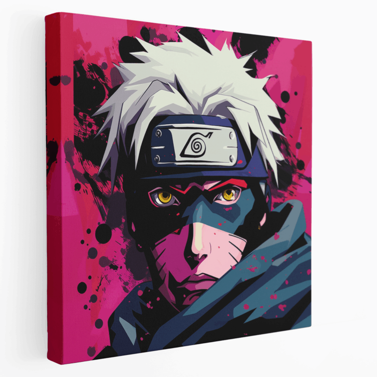 Kakashi Sharingan Pop Art Kanvas Tablo