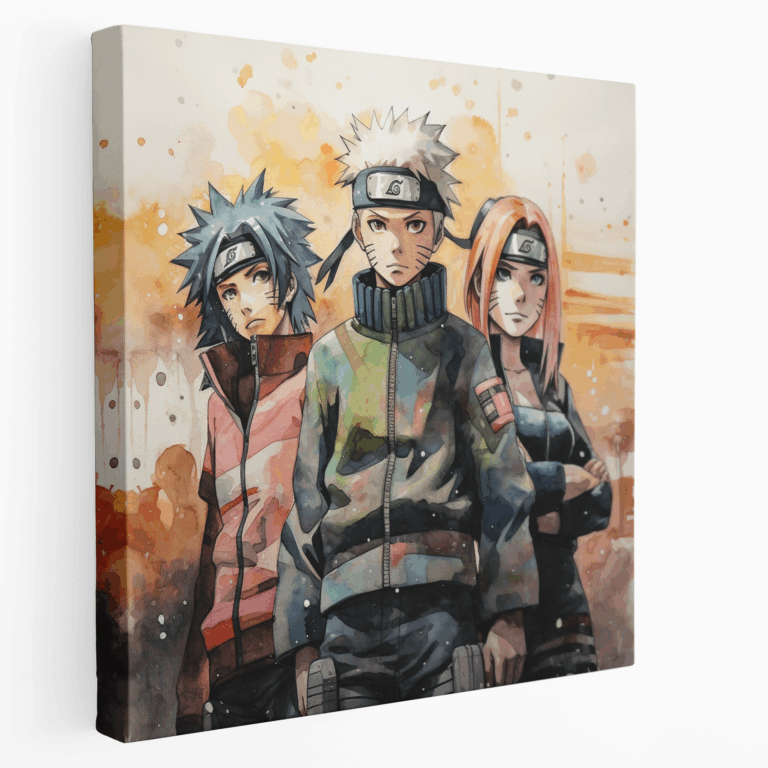 Canlı Naruto Kanvas Tablo Baskı