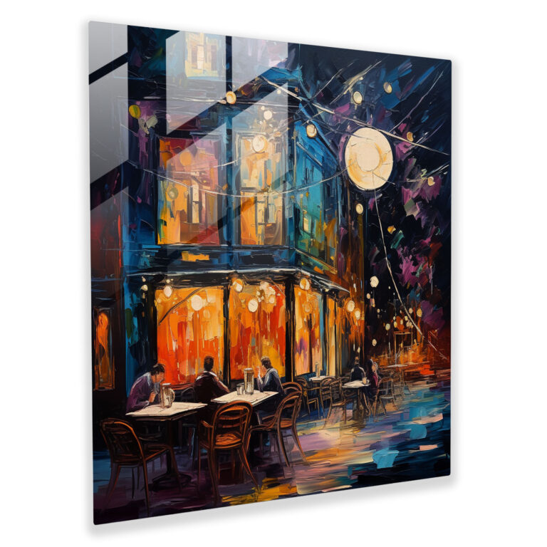 Nighthawks Cam Tablo - Canlı Atmosfer Sanatsal Cazibe