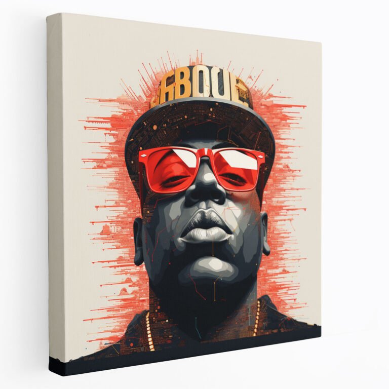 Notorious Big Duvar Sanatı - Rap Sanatı Kanvas Tablo