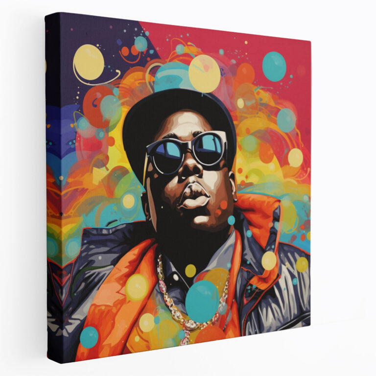 Notorious Big Duvar Sanatı - Kanvas Tablo Ev Dekorasyonu