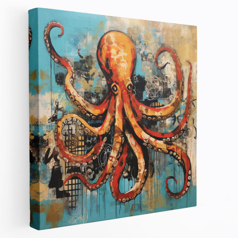 Kırlangıç Tasarımı Kanvas Tablo - Modern Sanat Eseri