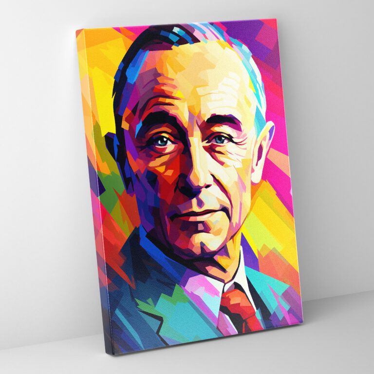Oppenheimer Pop Art Kanvas Tablo - Ev Dekorasyonu