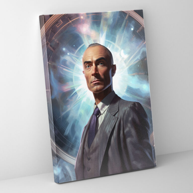 Oppenheimer Gelecekçi Dijital Sanat Kanvas Tablo