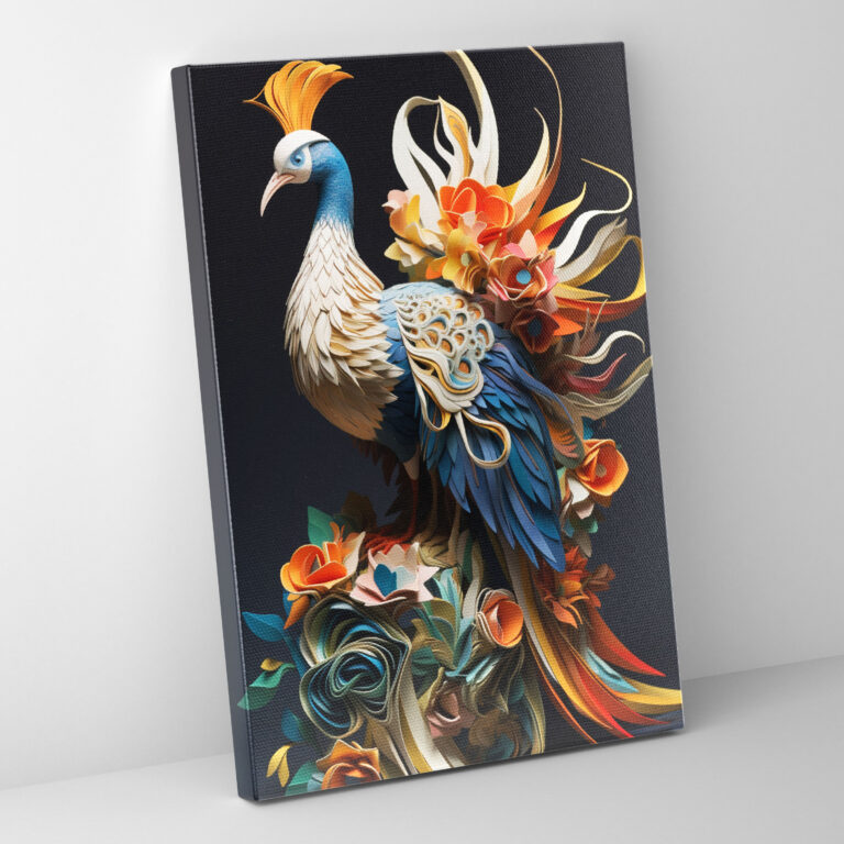 Origami Şaheserleri Kanvas Tablo - Orijinal Origami Kanvas Duvar Sanatı