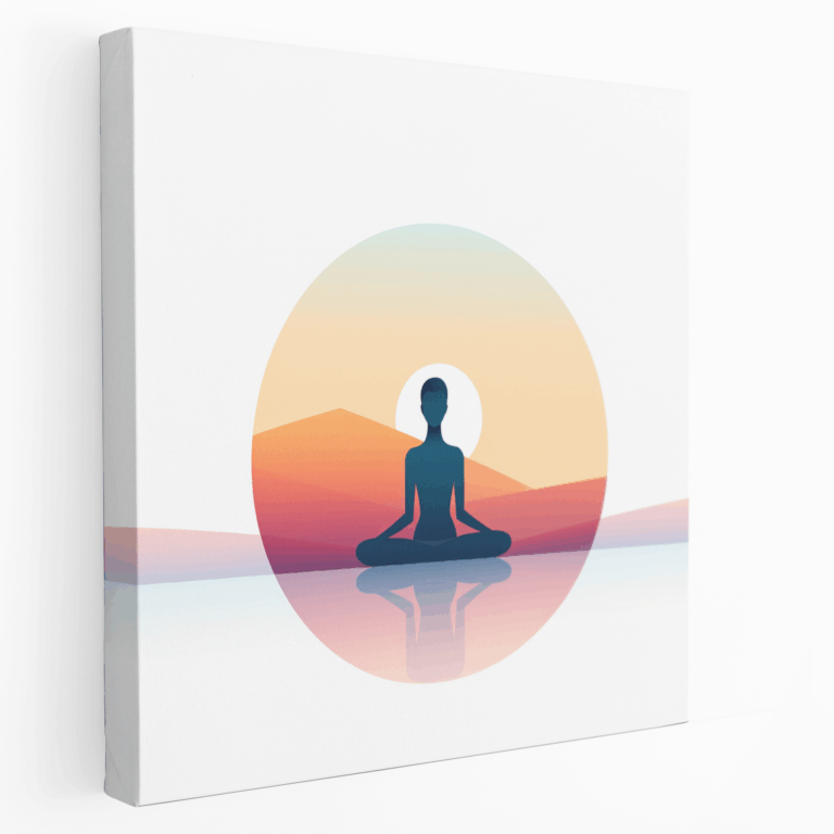 Yoga Zen Kanvas Tablo