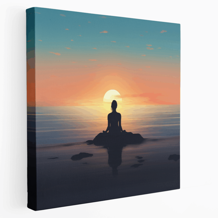 Zen Yansımaları Kanvas Tablo