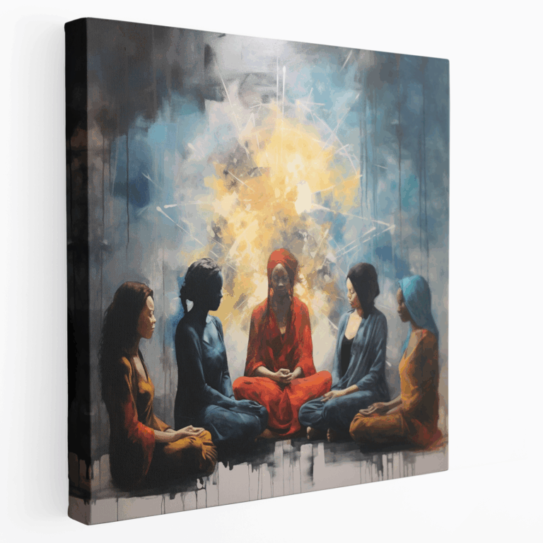 Unity Meditasyonu Kanvas Tablo