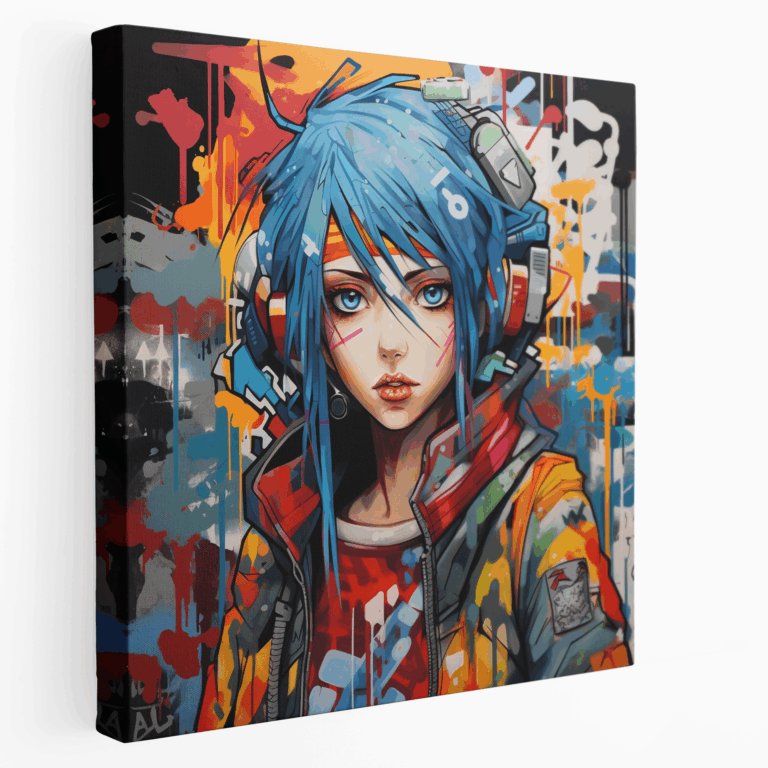 Anime İsyanı Kanvas Tablo