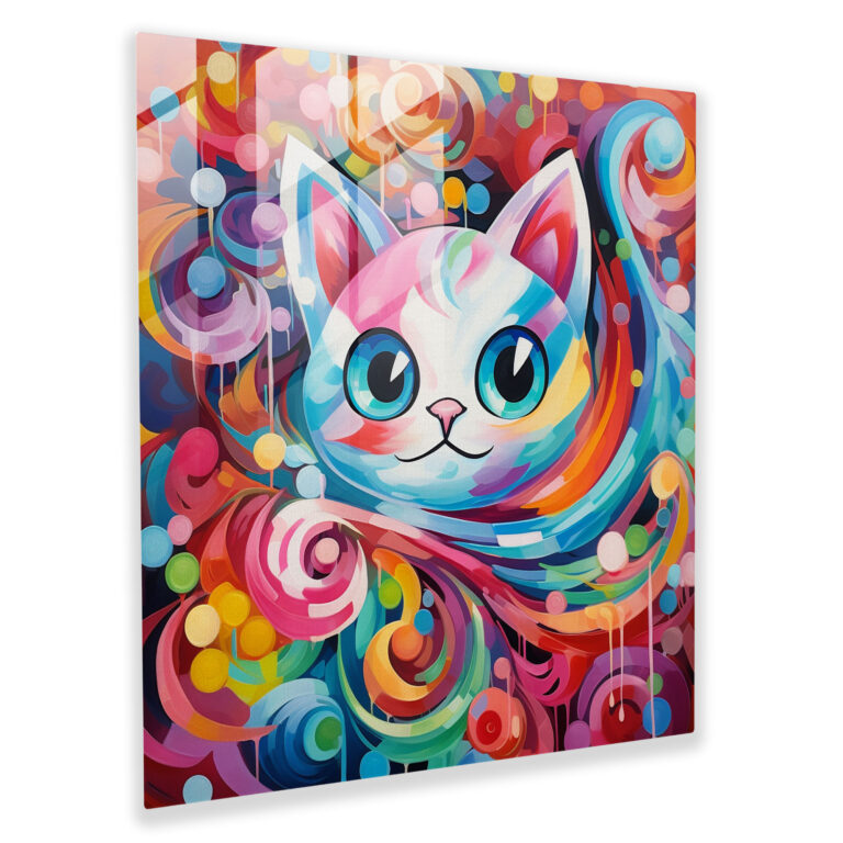 Pokemon Cam Tablo: Hayalperest Jigglypuff Soyut Sanat - Pokemon Jigglypuff Duvar Dekorasyonu