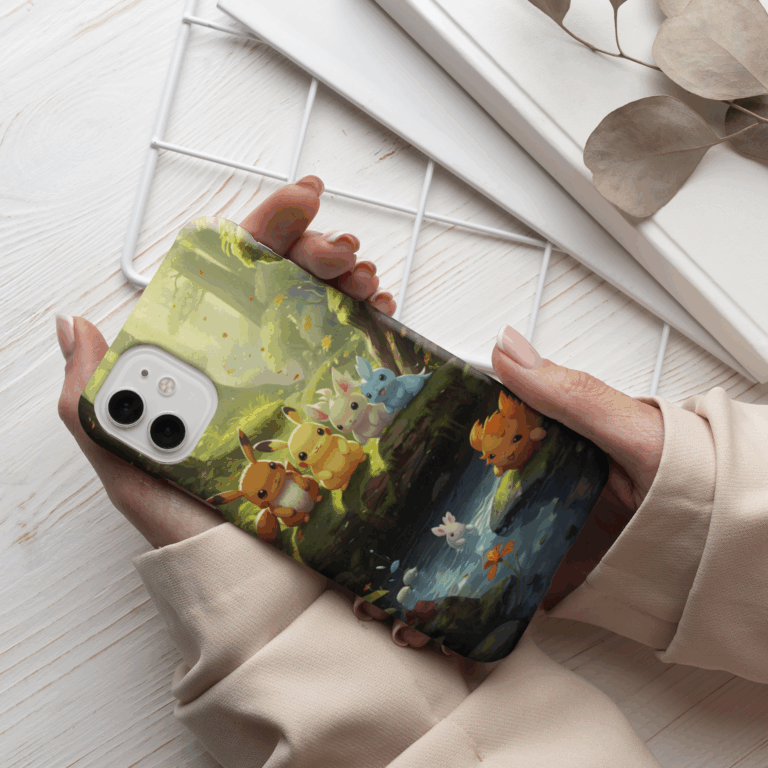 Masalsı Orman Pokemon Telefon Kılıfı