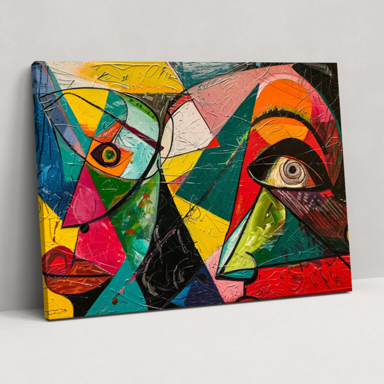 Pablo Picasso Soyut Kanvas Tablo - Duvar Sanatı