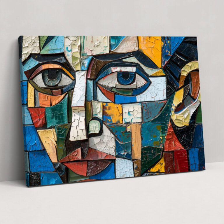 Pablo Picasso Duvar Dekorasyonu - Kanvas Tablo Kübist Portre Duvar Dekorasyonu