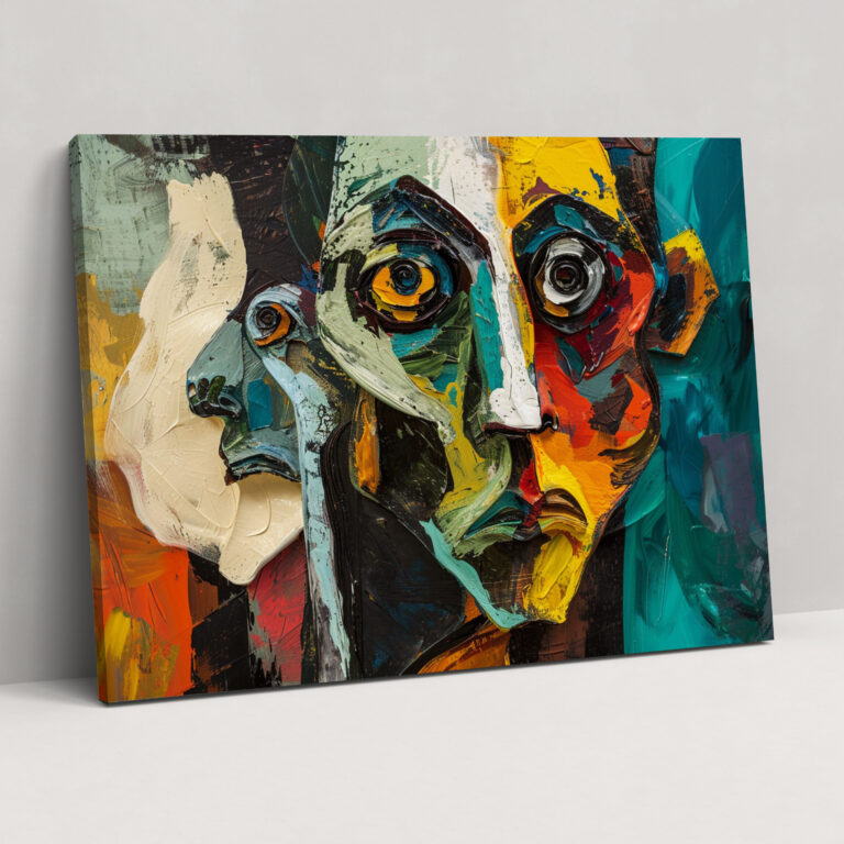 Sürreal Picasso Kanvas Tablo - Pablo Picasso Kanvas Tablo Ev Dekorasyonu