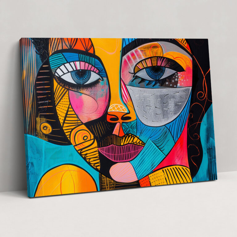 Picasso İlhamlı Duvar Sanatı - Pablo Picasso Duvar Dekorasyonu Ev Dekorasyonu Kanvas Tablo Sanatı