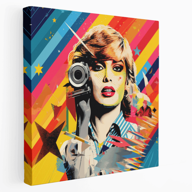 Retro Pop Kültür Koleksiyonu Kanvas Tablo
