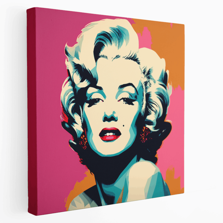 Marilyn Monroe Pop Art Kanvas Tablo Baskısı