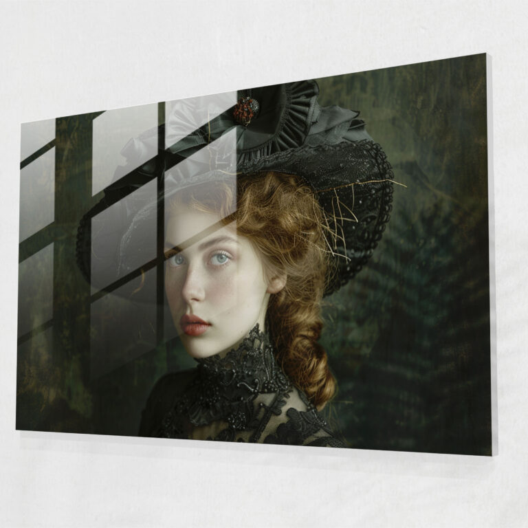 Büyüleyici Güzellikte Kadın Cam Tablo Sanatı - Pre-Raphaelite Kardeşlik Modern Sanat Ev Dekorasyonu