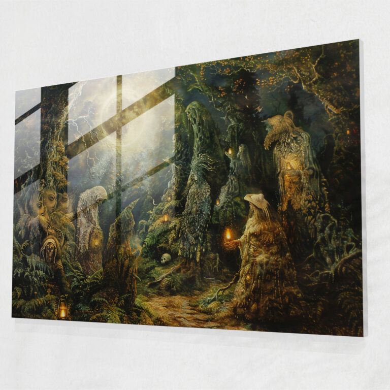 Pre-Raphaelite Brotherhood Cam Tablo Sanatı - Modern Sanat Cam Duvar Sanatı