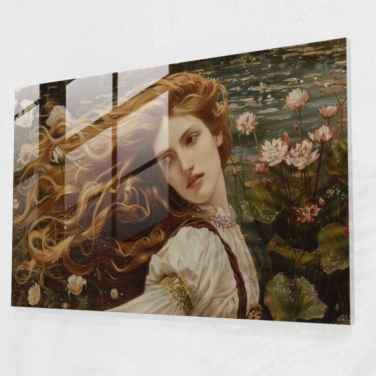 Pre-Raphaelite Brotherhood Cam Tablosu - Pre-Raphaelite Brotherhood Cam Sanatı Modern Sanat