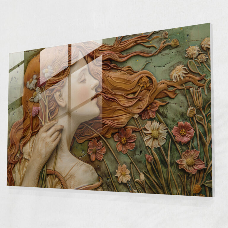 Pre-Raphaelite Brotherhood Duvar Dekorasyonu - Modern Sanat Cam Tablo