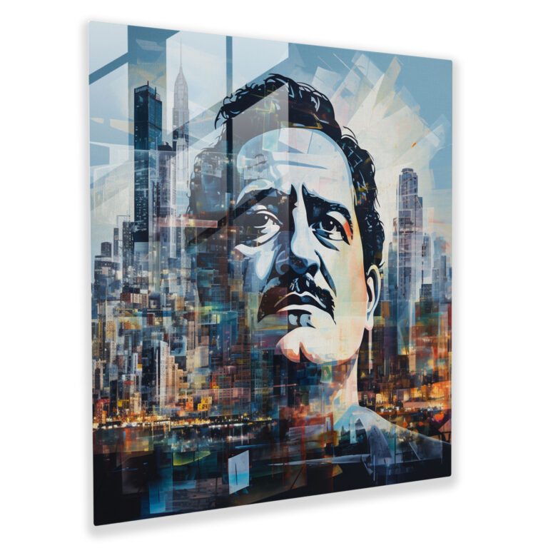 Pablo Escobar Cam Tablo - Ev Dekorasyonu Modern Sanat