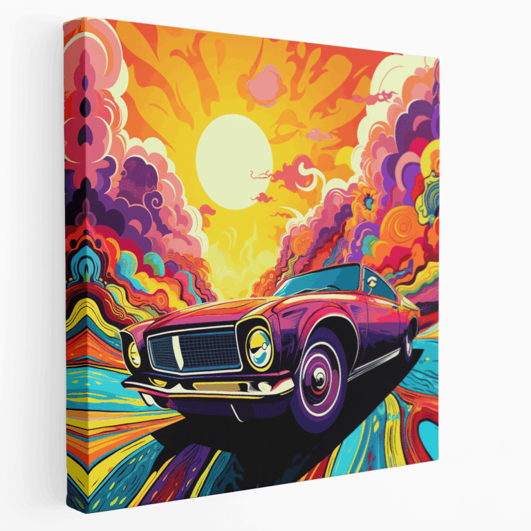 Groovy Sürüş Kanvas Tablo