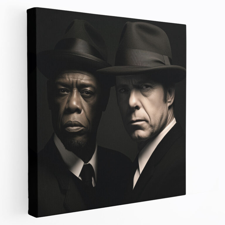 Pulp Fiction Duvar Dekorasyonu - Pulp Fiction Film Noir Fotoğrafçılığı Kanvas Tablo