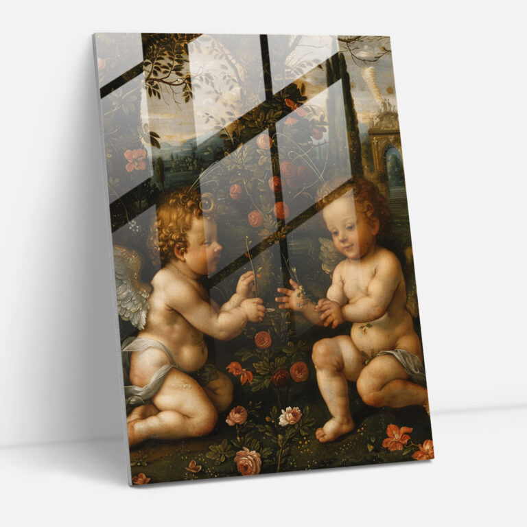 Raffaello Sanzio Cam Duvar Sanatı Modern Sanat - Duvar Dekorasyonu Cam Duvar Sanatı