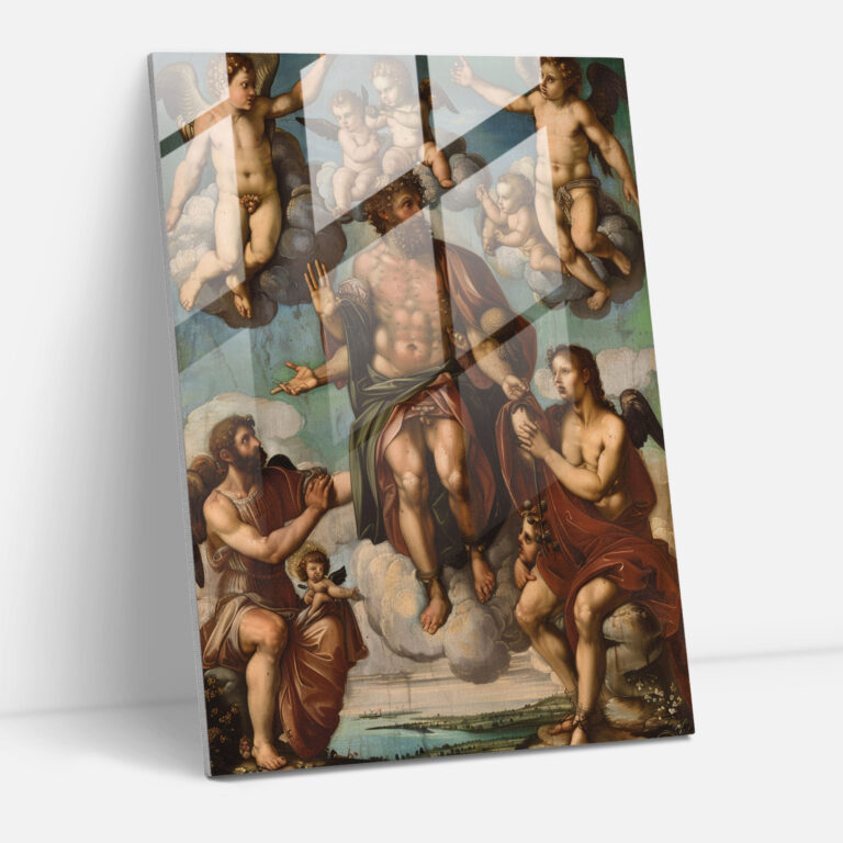 Raffaello Sanzio Cam Tablo Sanatı - Mitolojik Tanrılar ve Tanrıçalar Cam Tablosu - Raffaello Sanzio Cam Sanatı Modern Sanat
