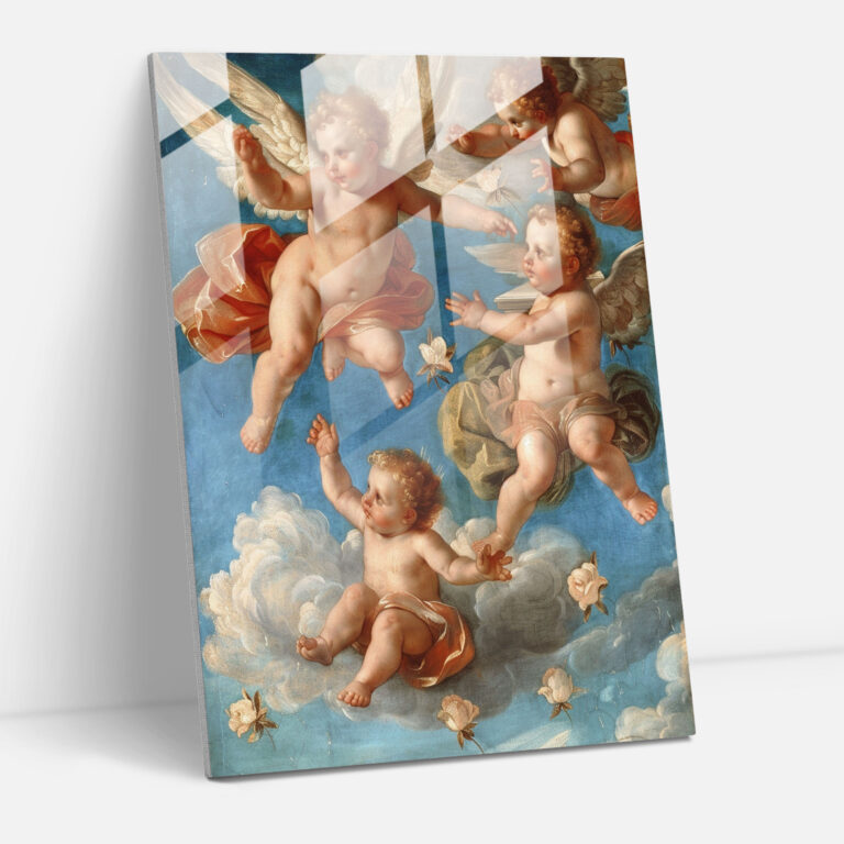 Raffaello Sanzio Ev Dekorasyonu - Cam Sanat Duvar Dekorasyonu Ev Dekorasyonu