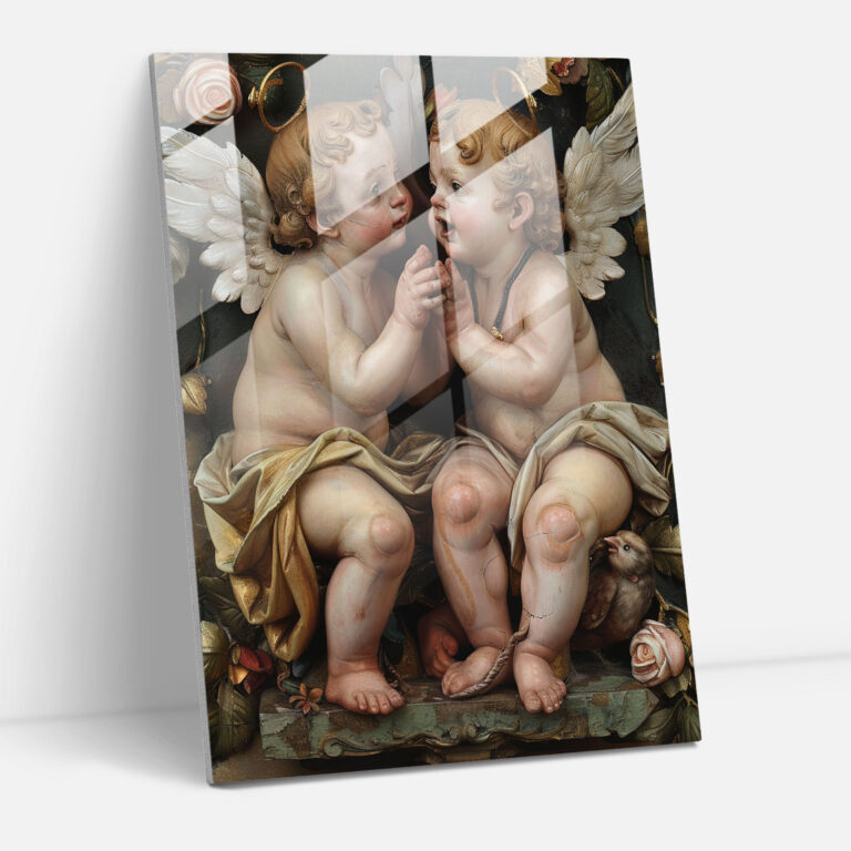 Raffaello Sanzio Modern Sanat - Ev Dekorasyonu Cam Tablo Modern Sanat