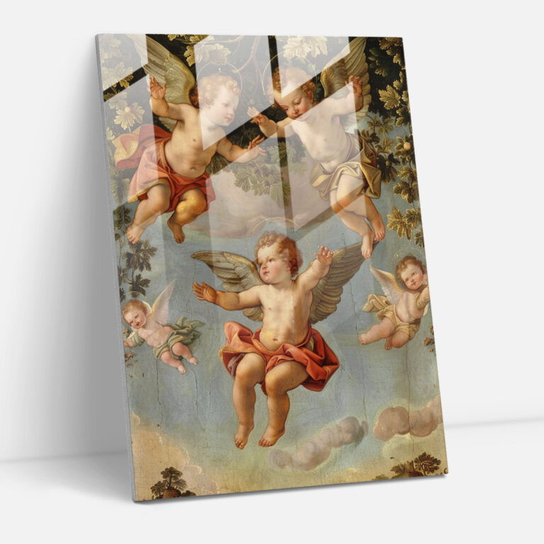 Raffaello Sanzio Cam Tablo - Ev Dekorasyonu Modern Sanat
