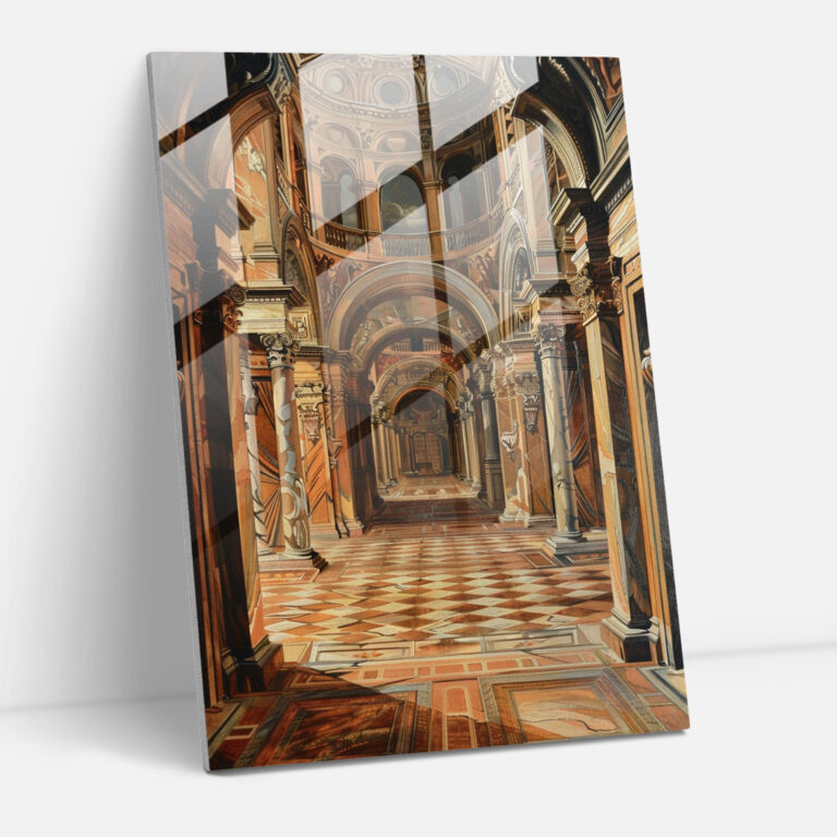 Raffaello Sanzio Modern Sanat - Cam Tablo Duvar Dekorasyonu