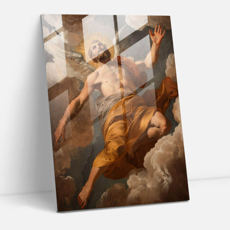 Raffaello Sanzio Duvar Dekorasyonu - Cam Tablo Modern Sanat