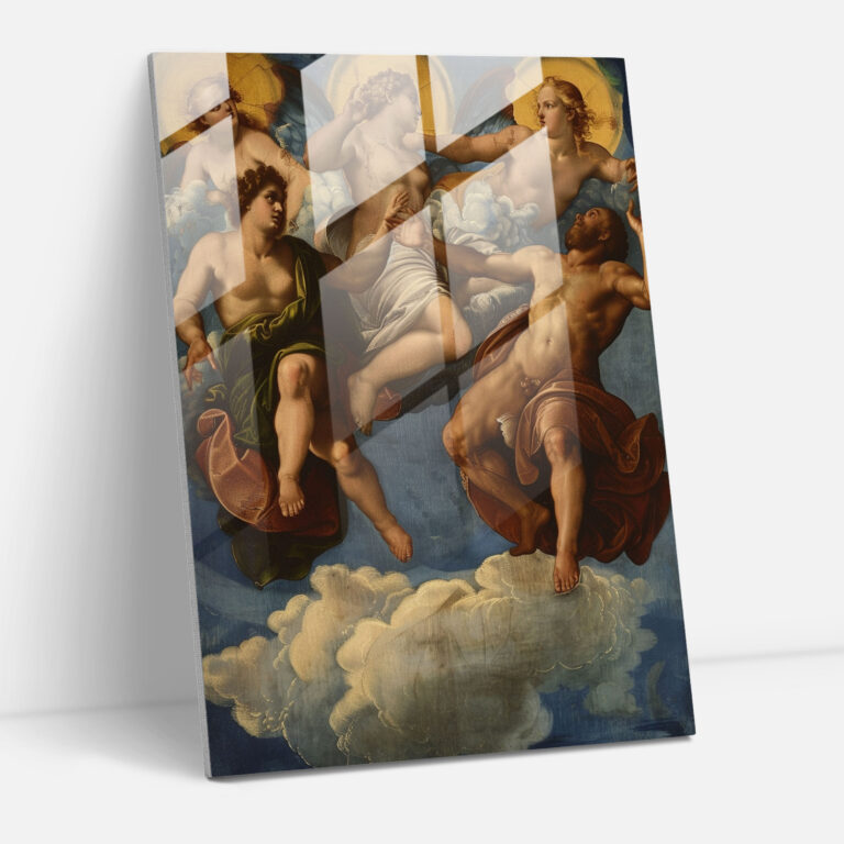 Raffaello Sanzio Cam Tablo Sanatı - Modern Sanat Uygulaması